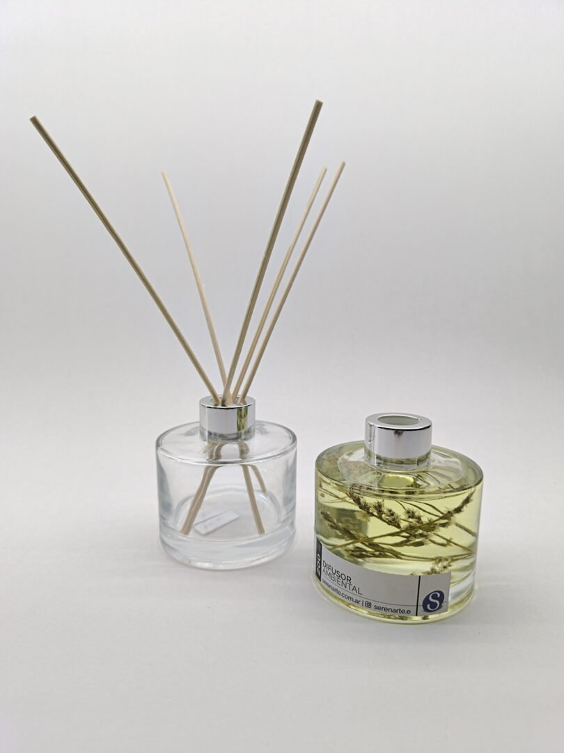 Difusor ambiental con varillas 200 ml (Frasco redondo) - Imagen 3