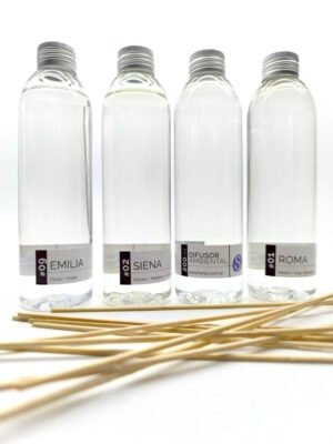 Refill p/Difusor ambiental con varilla 200 ml + Varillas