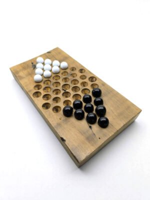 Damas Chinas - 2 jugadores - Madera y bolitas/canicas